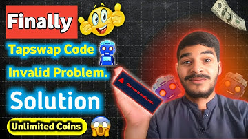 Tapswap Stream Code Invalid Problem Solve | Tapswap Invalid Code Problem | Tapswap Code Invalid