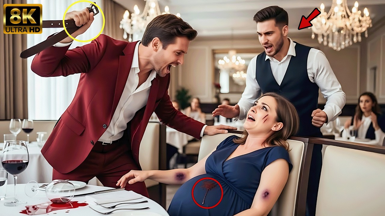 CEO Slaps His Pregnant Wife at a Luxury Restaurant— The Waiter Reveals He’s Her Billionaire Brother