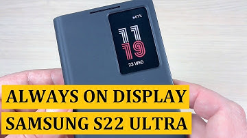 How to Enable ALWAYS ON DISPLAY (AOD) on Samsung Galaxy S22 / S22+ / S22 Ultra