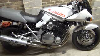 Suzuki Katana Oil & Filter Change 2006 Suzuki Katana 600 Oil Change