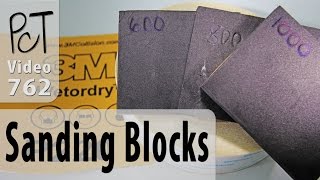 DIY Sanding Pads for Sanding Polymer Clay, Wood or Metal