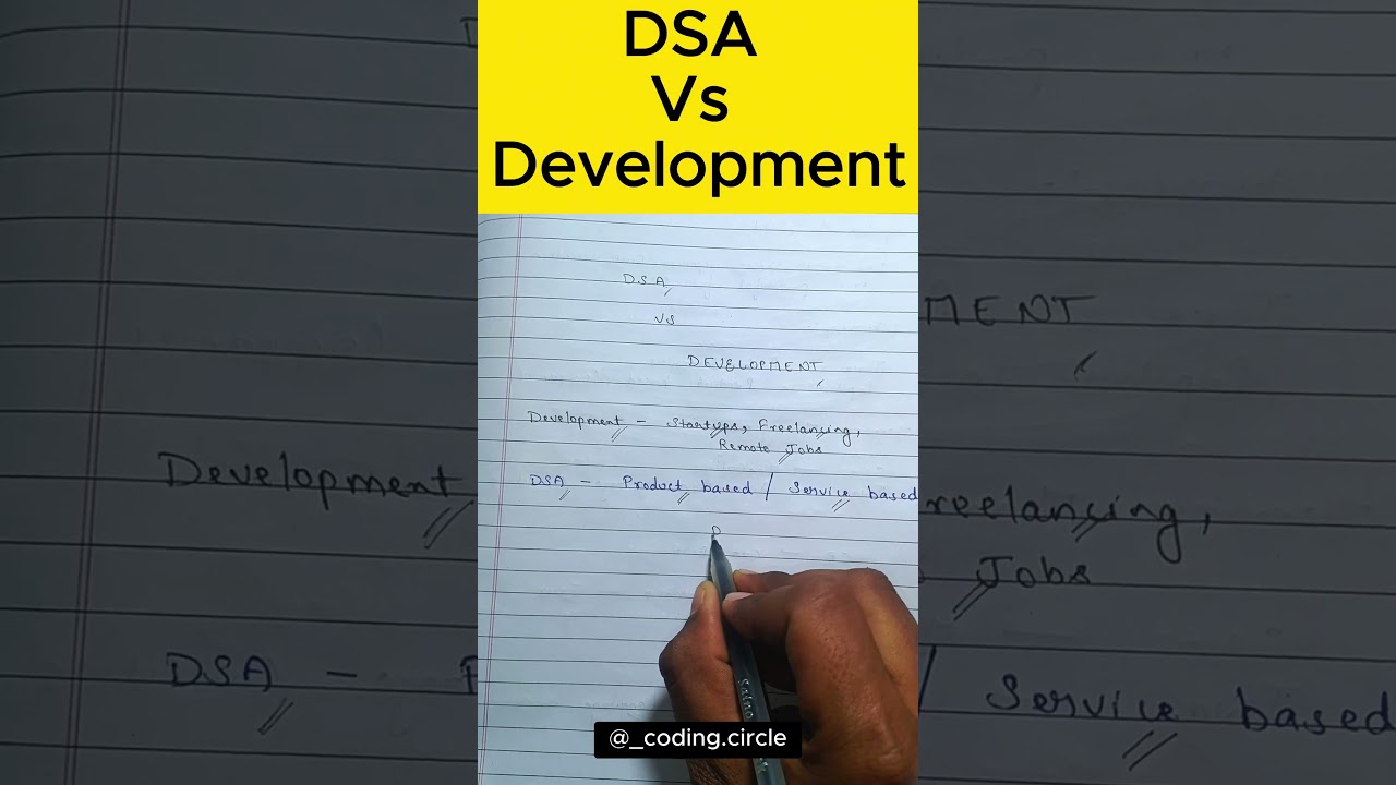 DSA vs Development 🔥 | Which One Should You Learn in 2026? 🤔