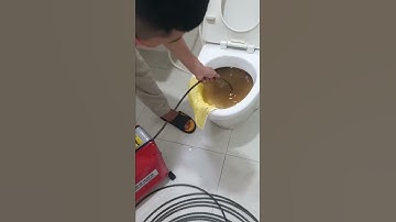 Cách sử dụng máy lò xo thông tắc bồn cầu, thông cống tại nhà 5 phút 【HD CHI TIẾT】