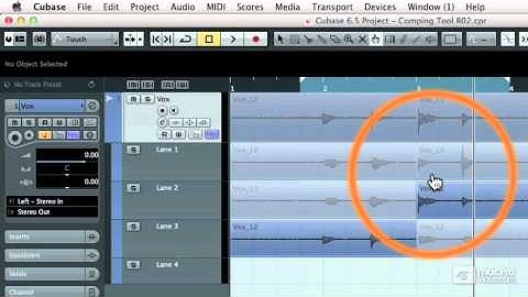 Cubase 6.5: New Features In Cubase 6.5 - 5 The New Comping Tool