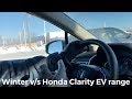 Honda Clarity Winter Range - in Canada