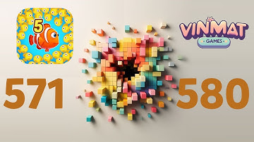 Fishdom - Level 571 - Level 580 Gameplay #fishdom #games #gameplay #fishdomgameplay