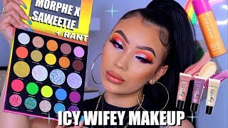 I CANT TAKE THIS NOMORE ! 🙄 | MORPHE X SAWEETIE COLLECTION REVIEW \& TUTORIAL