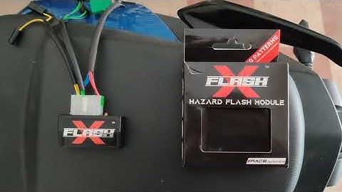 Race dynamics Hazard Flash Module | Flash X Installation and First Impression | Dominar 400 2018