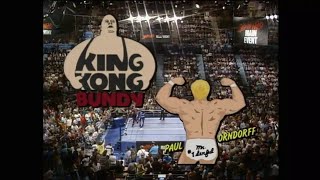 Paul Orndorff vs. King Kong Bundy - Saturday Night's Main Event - 9/23/1987 - WWF