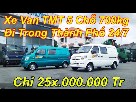 Xe Tải Van TMT 5 Chỗ 700kg Đi Nội Đô 24/24 - Xe Van TMT K05S Đối Thủ Của Dongben và Kenbo