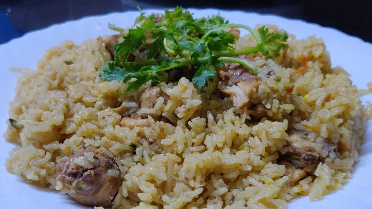 How to make chicken rice or erachi chor|my day - YouTube