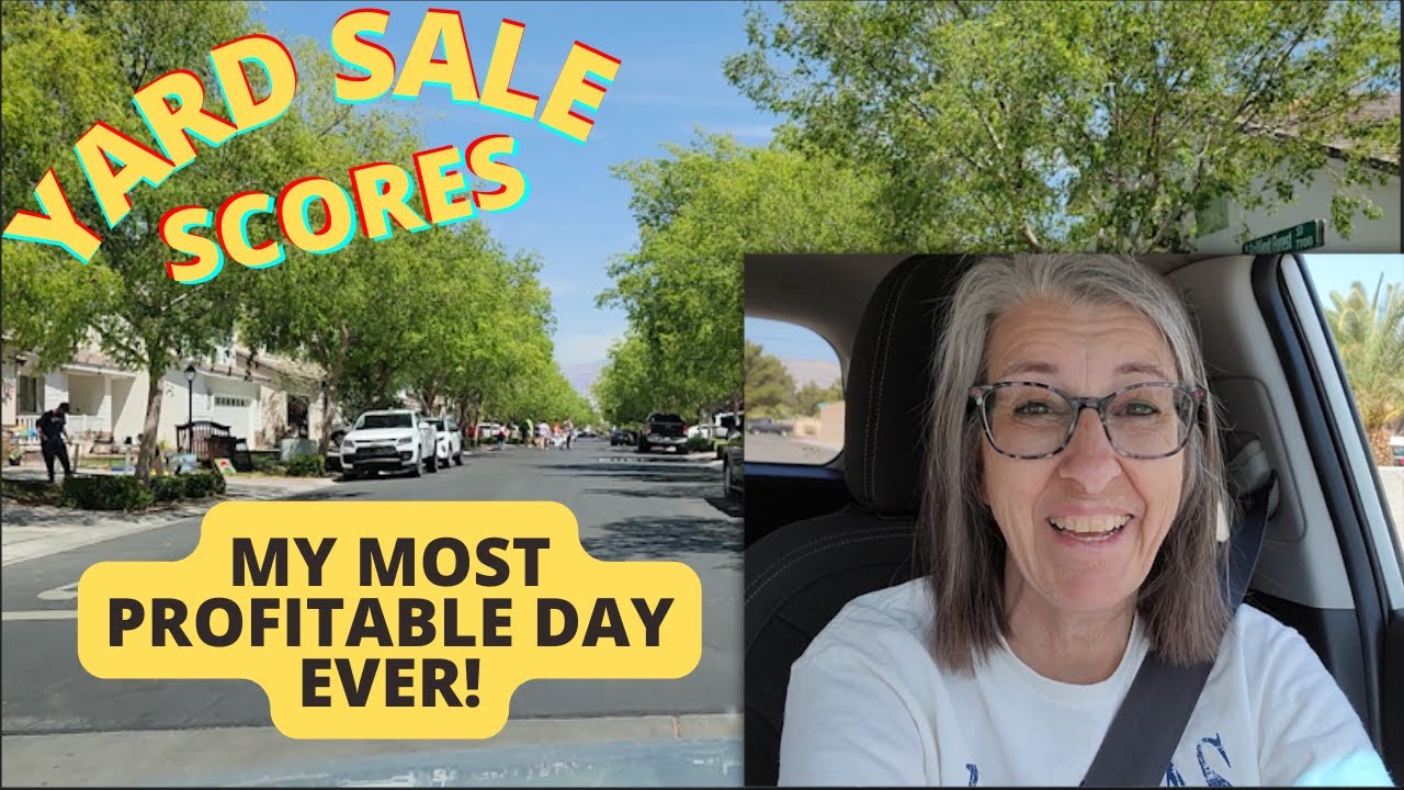 My Most Profitable Yard Saling Day Ever Thrift With Me at Yard Sales YouTube