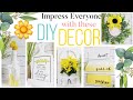 🌿 Impress Everyone with these DIY Decor | Easy, Fun DIY Decor | Yellow and White Home Decor Ideas