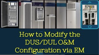 How to modify the eNodeB O&M configuration through Element Manager for LTE technology