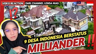 🇲🇾🇮🇩 REACTION 9 DESA BERSTATUS MILLANDER‼️ Penghasilan Tahunan Pedesaan Ini Bukan Kaleng-kaleng 😱