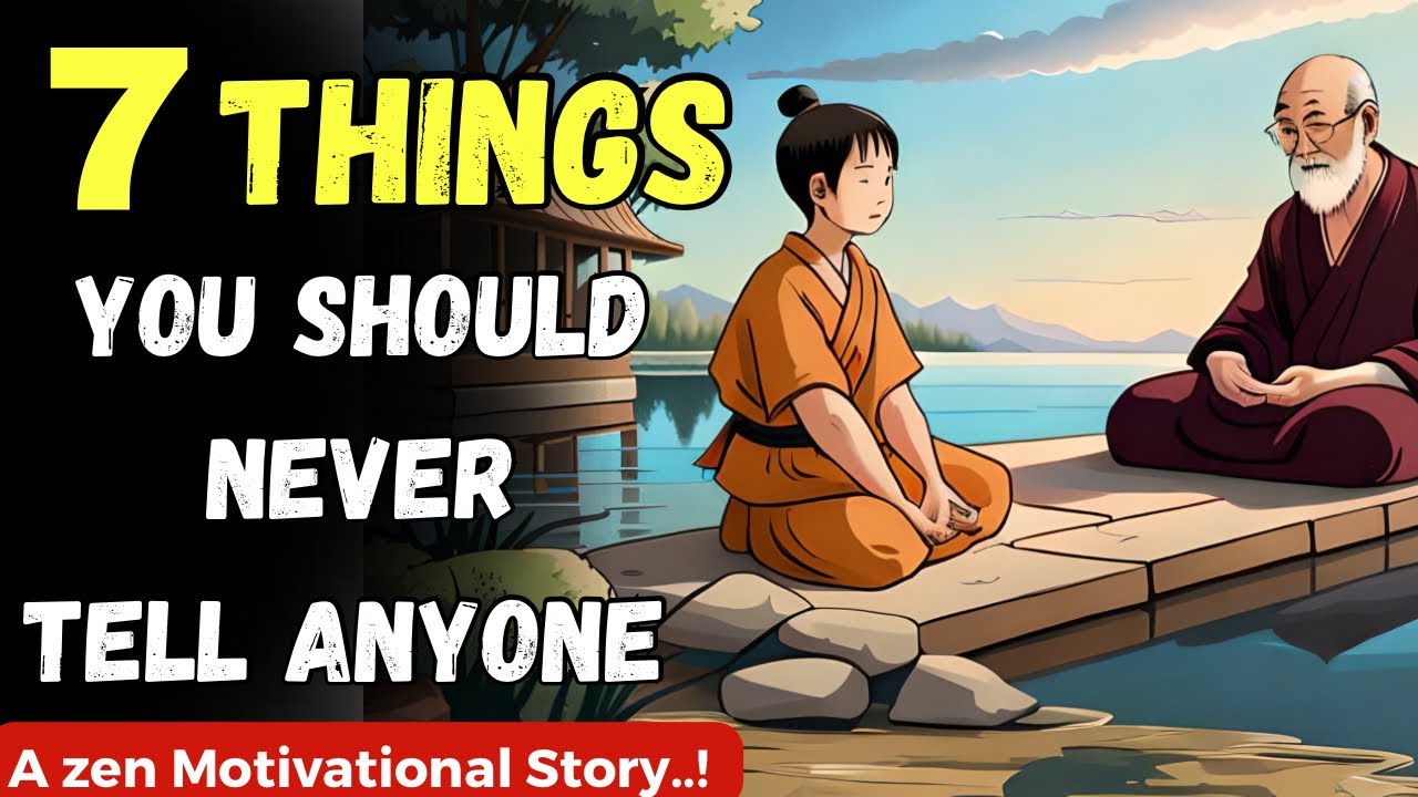 Keep Zen 7 Things You Should Always Keep Private | Zen master story | Power of ...