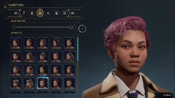 Hogwarts Legacy | Female  Character creator all Hair, Color, Face, and Voice Options