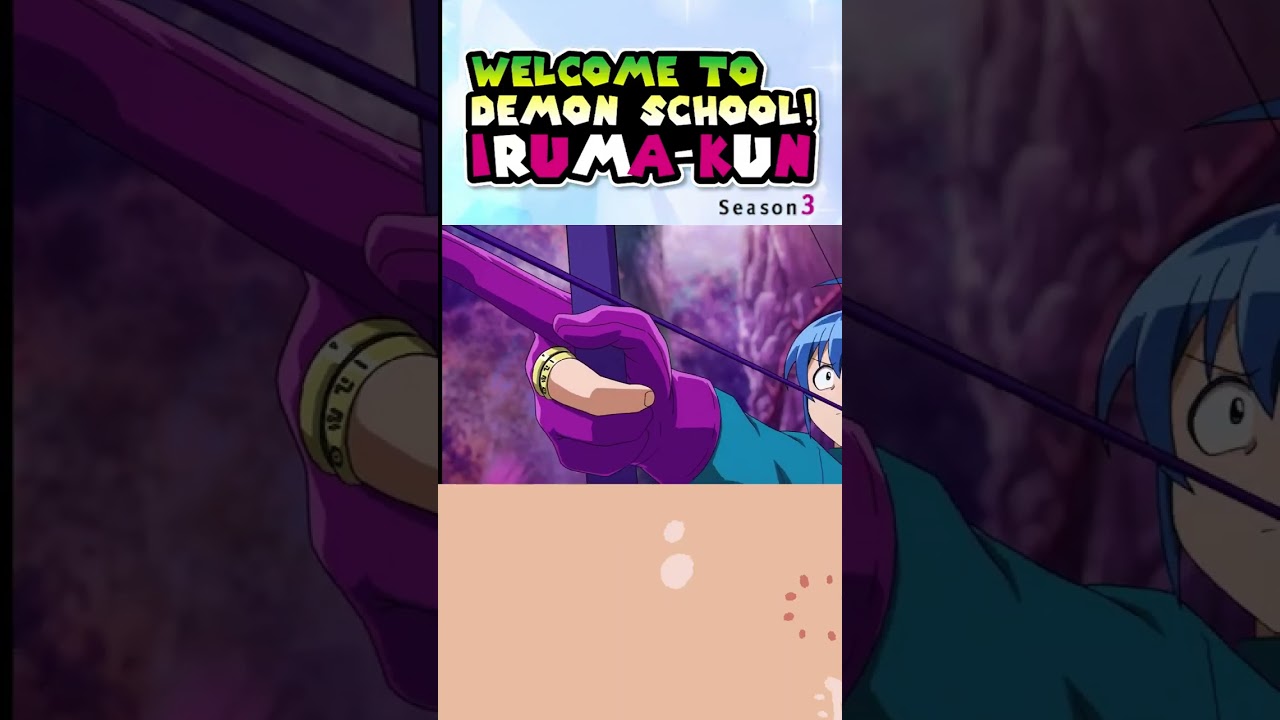 Me trying to challenge a boss at a low level - 《Welcome To Demon School! Iruma-kun Season 3》#shorts