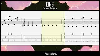 King You can be king again Lauren Aquilina Fingerstyle TAB