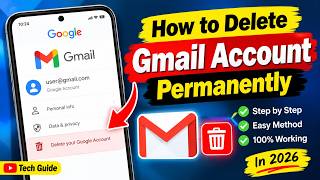 How to Delete Gmail Account Permanently (2026) | Step-by-Step Tutorial