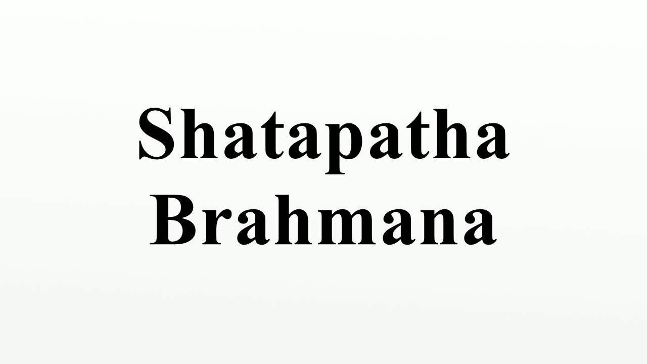 Shatapatha Brahmana YouTube