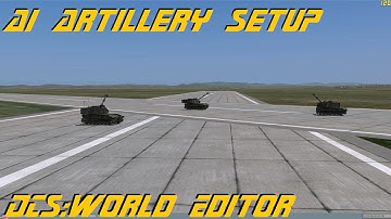 DCS World Editor - AI Artillery Setup