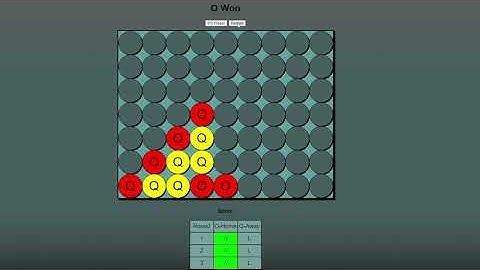 Connect 4 demo video