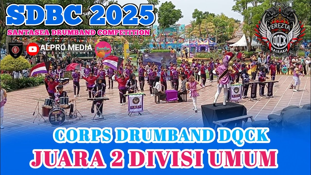 APT Song 🤩 CORPS DRUMBAND DQCK | CINTA SATU MALAM & APT | SDBC2025