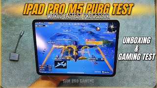 Unboxing iPad Pro M5 &amp; PUBG Test | iPad Pro 2026 PUBG | Price | Heat Lag | Fps Drop &amp; Battery Drain