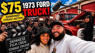 Abandoned Storage Auction + Japanese TV Crew = INSANE! I Bought An Abandoned Truck