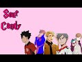 Haikyuu Lyric Prank || KuroKawaSumuLev + Shirabu || Sour Candy - BLACKPINK and Lady Gaga