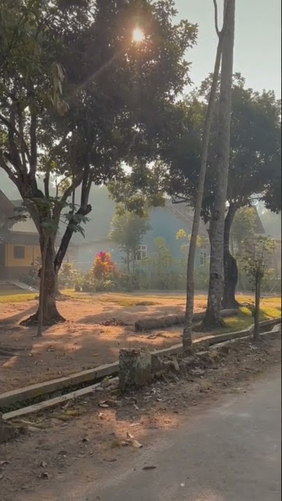 BEGINILAH SUASANA PAGI HARI DI PEDESAAN