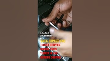 turrent stopper remove from turret during operation in cnc