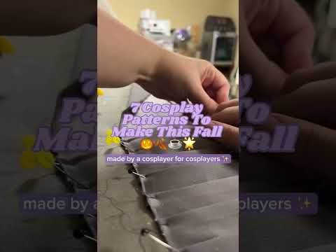 7 Cosplay Patterns to Make This Fall #cosplaypatterns #halloween #cosplay #sewing #cosplaytutorial