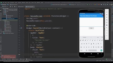 Flutter Tutorials | 15 -  Passing Data (Stateless)| In Urdu By Sufyan Khurshid