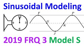 2019 FRQ 3 - Sinusoidal Modeling (Model S) [AP Precalculus]