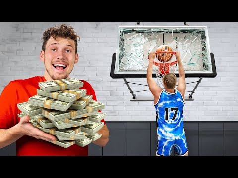 1v1 Tournament for $10,000 GONE WRONG * BACKBOARD SHATTERS *