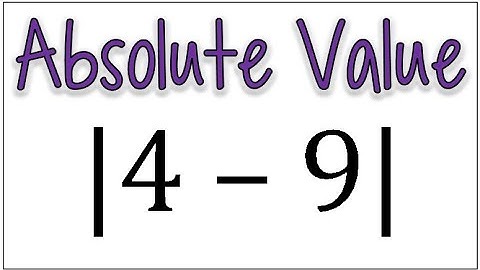 Absolute Value with Addition and Subtraction Inside