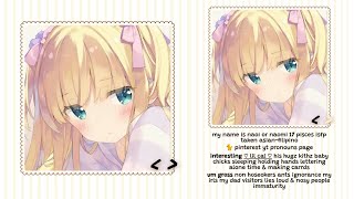 interactive & simple lace border type carrd tutorial | non pro | credits: naocrrds screenshot 5