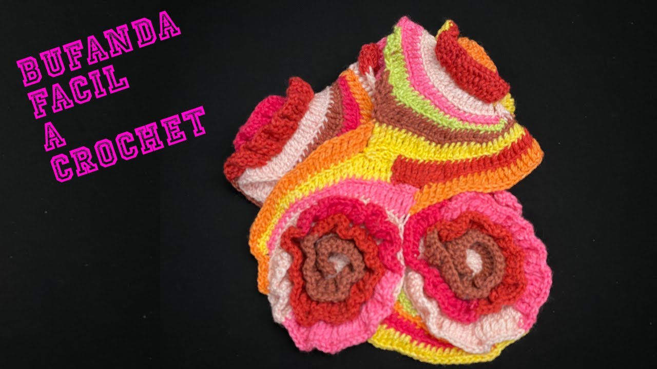 PASO A PASO PARA TEJER BUFANDA Q CROCHET