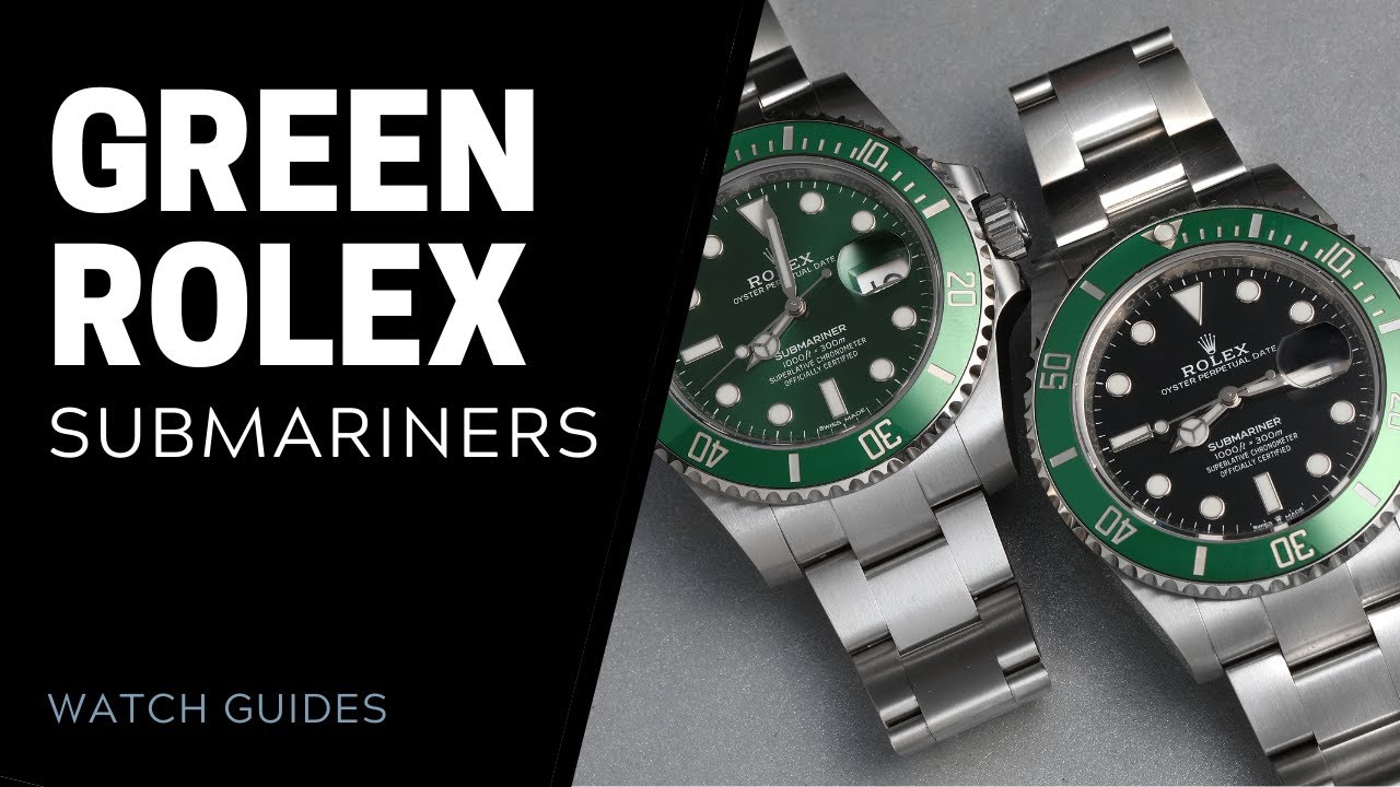 Rolex Submariner Green Models Evolution