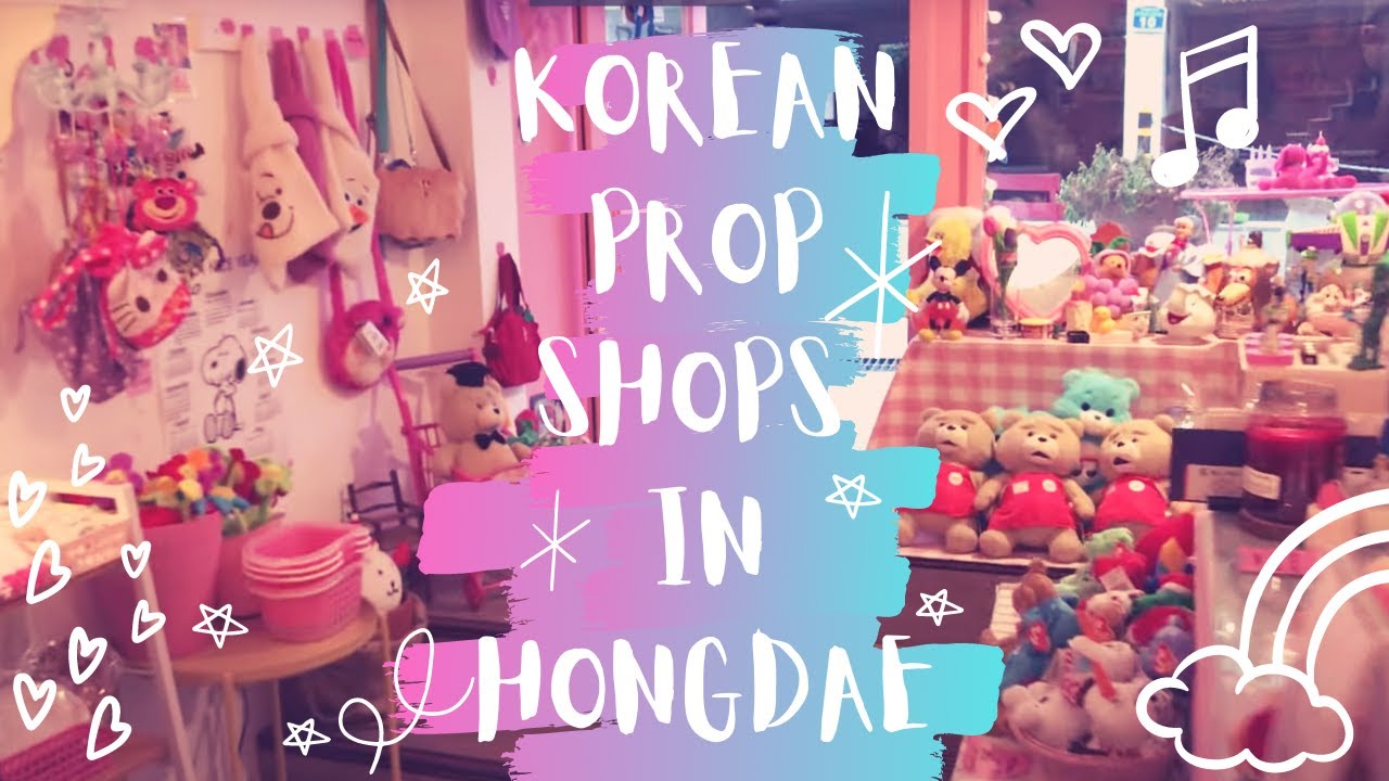 Korean Prop Shops Vintage Toy Shops in Hongdae Shopping in Seoul