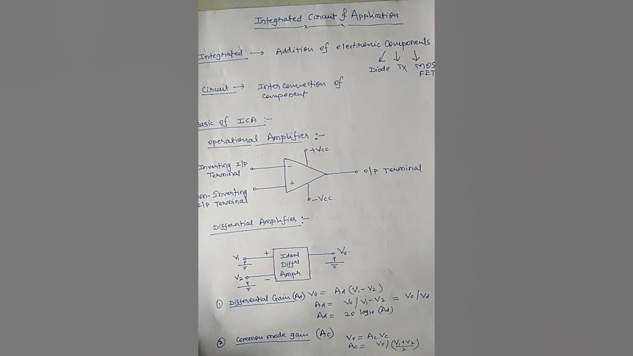 Introduction to Integrated Circuit & Applications YouTube