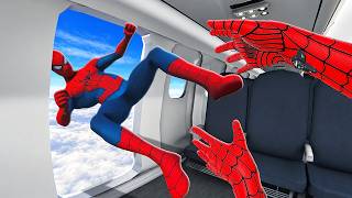 Throwing SPIDERMAN Off a Plane in Bonelab VR