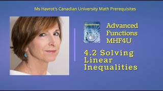 Advanced Functions 4.2 Solving Linear Inequalities