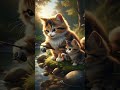 kucing sedang memancing  #aiandcats #cat #aicat#kucinglucu #kucingimut  #fhising