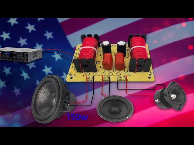 crossover network 3 way speaker system - YouTube