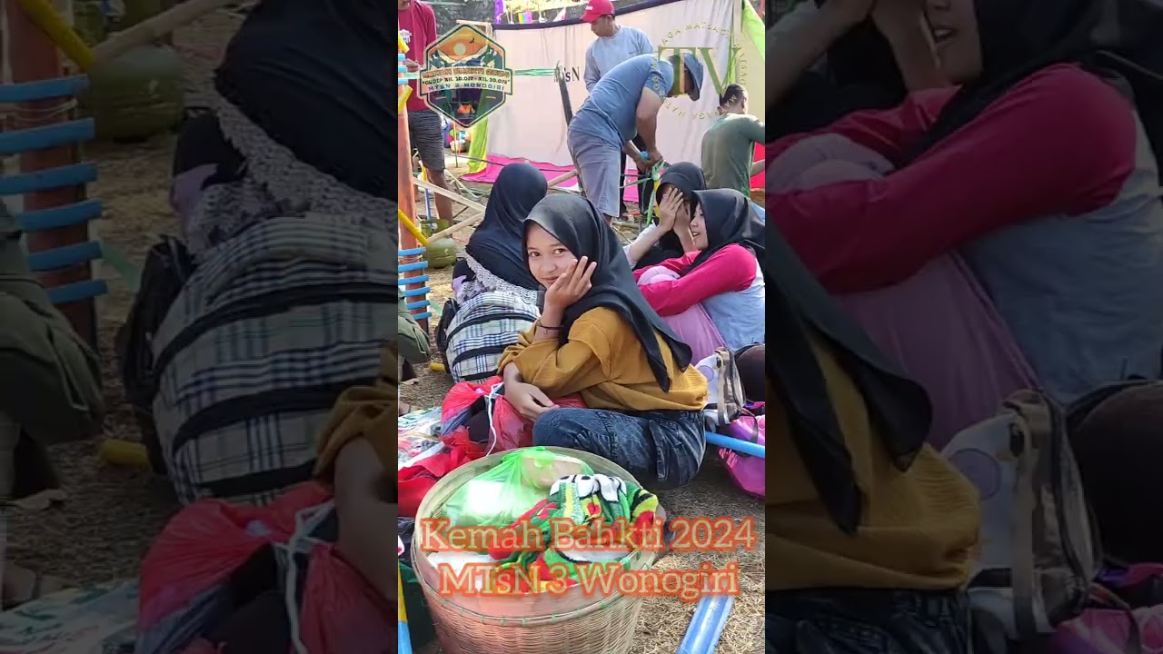 Kemah Bhakti 2024 MTsN 3 Wonogiri - Pendirian Tenda