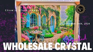 Wholesale Beautiful Imported Crystal Scenery Crystal Photo Frames