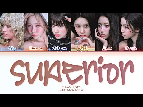 NMIXX Superior Lyrics (Color Coded Lyrics)-썸네일